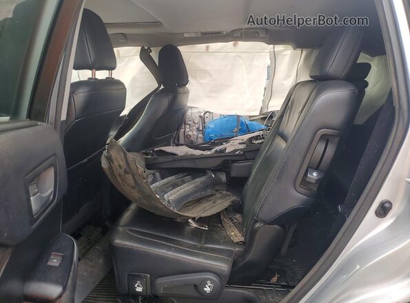 5TDJKRFH0GS248501 2016 TOYOTA HIGHLANDER Silver უკანა სალონის ხედი