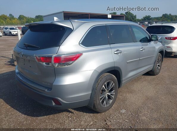 5TDJKRFH0GS262821 2016 TOYOTA HIGHLANDER Silver უკანა მარჯვენა