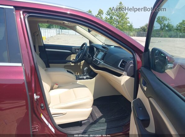 5TDJKRFH1GS335209 2016 TOYOTA HIGHLANDER Beige Widok wnętrza z przodu