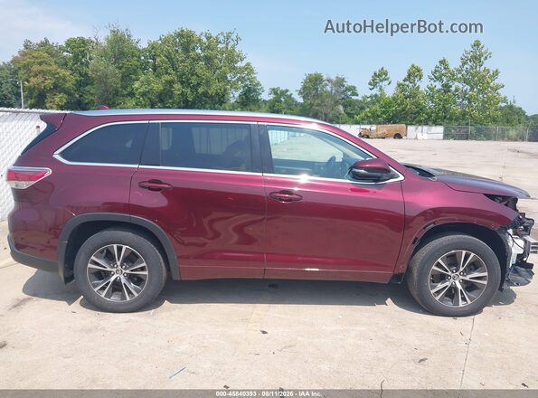 5TDJKRFH1GS335209 2016 TOYOTA HIGHLANDER Beige Widok wnętrza 360 stopni