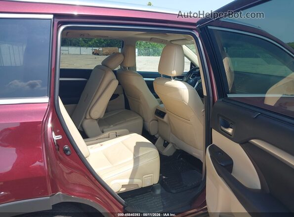 5TDJKRFH1GS335209 2016 TOYOTA HIGHLANDER Beige Widok naklejki z numerem VIN