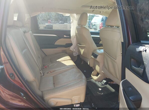 5TDJKRFH3GS229554 2016 TOYOTA HIGHLANDER Red VIN კოდის სტიკერის ხედი