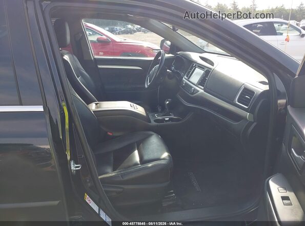 5TDJKRFH3GS278205 2016 TOYOTA HIGHLANDER Black Սալոնի դիմացի տեսք