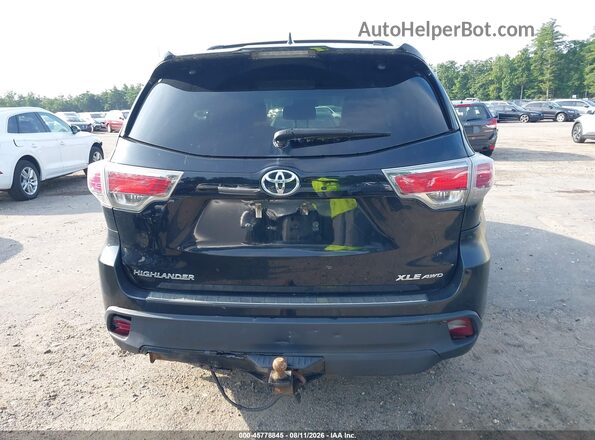 5TDJKRFH3GS278205 2016 TOYOTA HIGHLANDER Black 