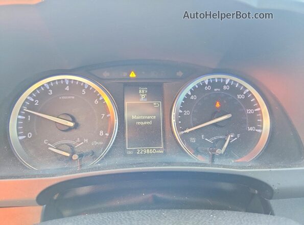 5TDJKRFH3GS334417 2016 TOYOTA HIGHLANDER Черный Вид щитка приборов