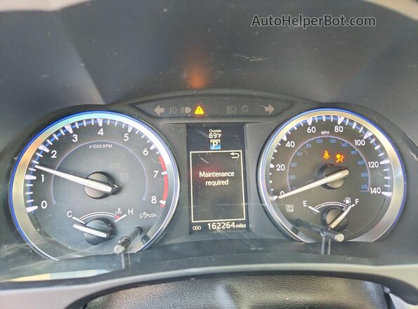 5TDJKRFH4GS242829 2016 TOYOTA HIGHLANDER Gray Вид щитка приладів