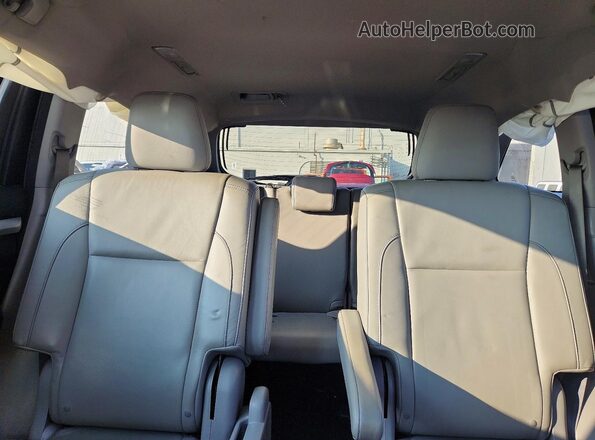 5TDJKRFH4GS242829 2016 TOYOTA HIGHLANDER Gray Вид задніх сидінь