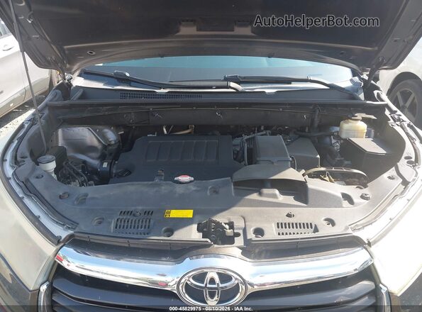 5TDJKRFH4GS272588 2016 TOYOTA HIGHLANDER Gray Вид ззаду