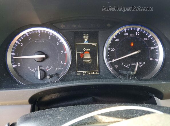 5TDJKRFH4GS317772 2016 TOYOTA HIGHLANDER Белый Вид щитка приборов