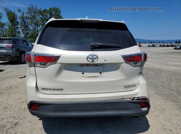 5TDJKRFH6GS349848 2016 TOYOTA HIGHLANDER White Հետևի տեսք