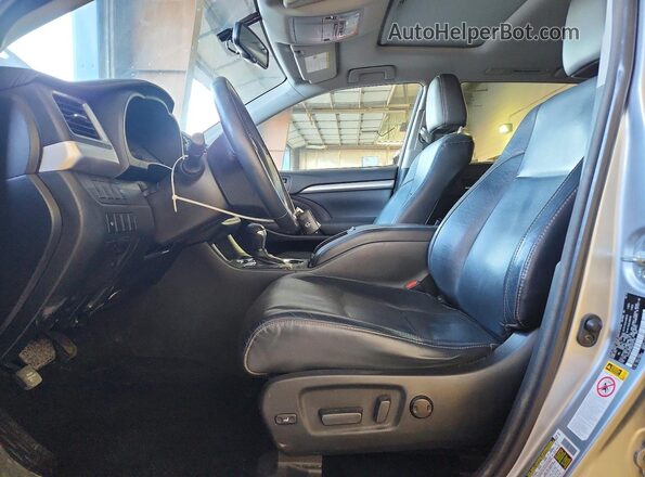 5TDJKRFH8GS255759 2016 TOYOTA HIGHLANDER Silver Vista interior delantera