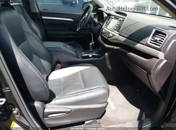 5TDJKRFH9GS243054 2016 TOYOTA HIGHLANDER Black Vista interior delantera