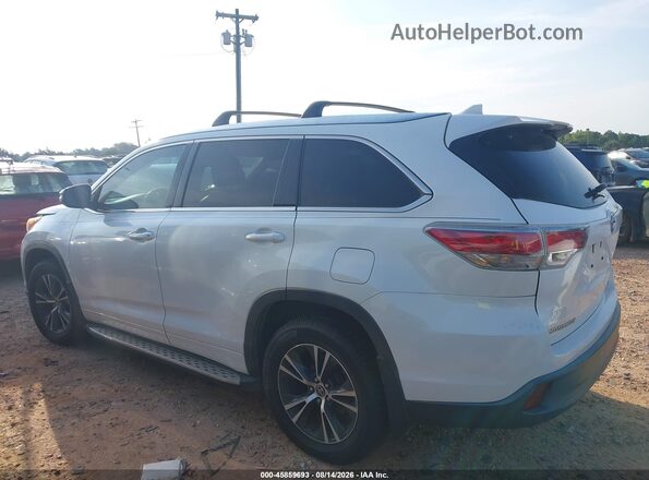 5TDJKRFHXGS256198 2016 TOYOTA HIGHLANDER White სალონის 360-გრადუსიანი ხედი