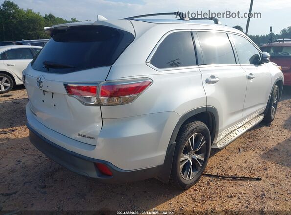 5TDJKRFHXGS256198 2016 TOYOTA HIGHLANDER White უკანა მარჯვენა