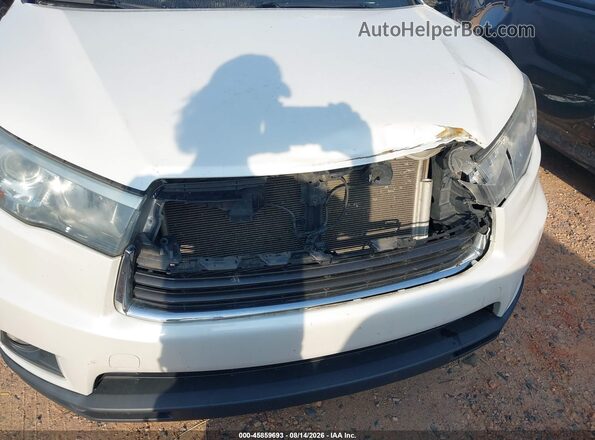 5TDJKRFHXGS256198 2016 TOYOTA HIGHLANDER White წინა ხედი