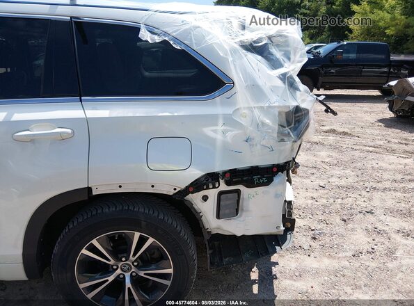 5TDJKRFHXGS286687 2016 TOYOTA HIGHLANDER White 