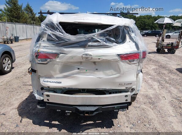 5TDJKRFHXGS286687 2016 TOYOTA HIGHLANDER White 
