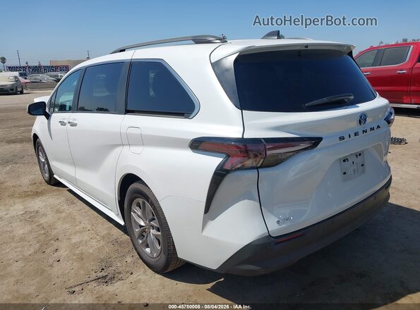5TDJRKEC0SS236334 2025 TOYOTA SIENNA White Задня ліва чверть