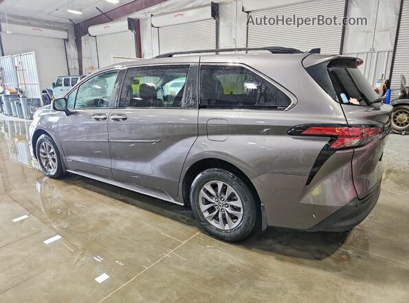 5TDJRKEC2MS047994 2021 TOYOTA SIENNA Gray Հետևի ձախ