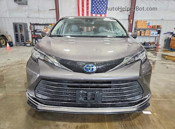 5TDJRKEC2MS047994 2021 TOYOTA SIENNA Gray Դիմացի տեսք