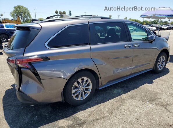 5TDJRKEC4NS088855 2022 TOYOTA SIENNA Charcoal Tył prawy