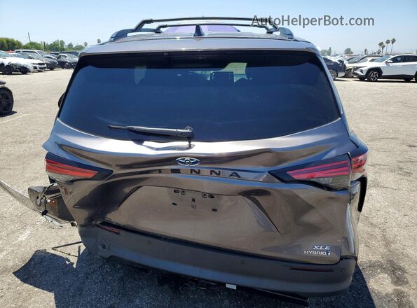 5TDJRKEC4NS088855 2022 TOYOTA SIENNA Charcoal Widok z tyłu