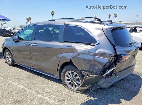 5TDJRKEC4NS088855 2022 TOYOTA SIENNA Charcoal Tył lewy