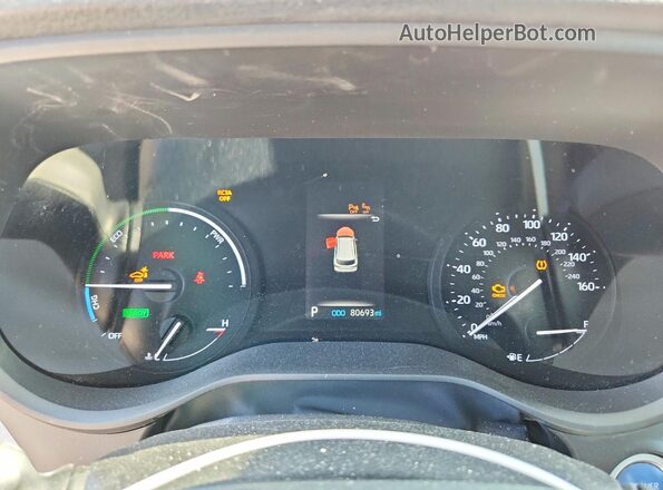 5TDJRKEC5MS003911 2021 TOYOTA SIENNA Gray Widok zestawu wskaźników
