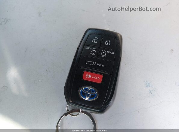 5TDJRKEC5NS101046 2022 TOYOTA SIENNA Gray წინა პანელის ხედი