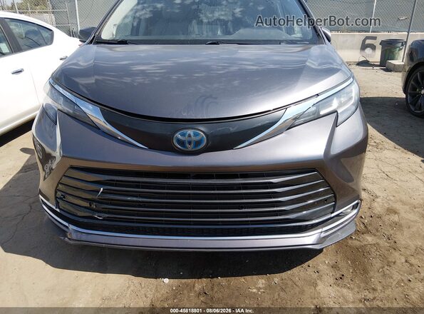 5TDJRKEC5NS101046 2022 TOYOTA SIENNA Gray წინა ხედი