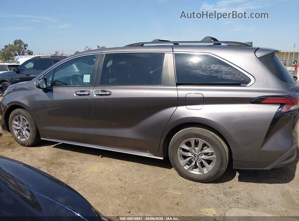 5TDJRKEC5NS101046 2022 TOYOTA SIENNA Gray სალონის 360-გრადუსიანი ხედი