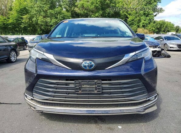 5TDJRKEC7MS016207 2021 TOYOTA SIENNA Blue Դիմացի տեսք