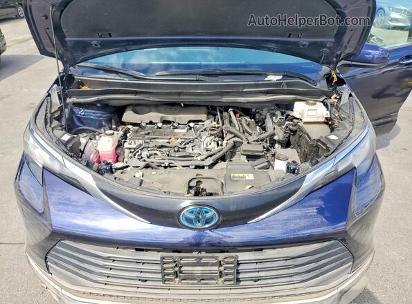 5TDJRKEC7MS016207 2021 TOYOTA SIENNA Blue Շարժիչի բաժամունքի տեսք