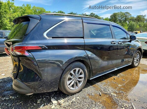 5TDJRKEC7MS027708 2021 TOYOTA SIENNA Black Rear right