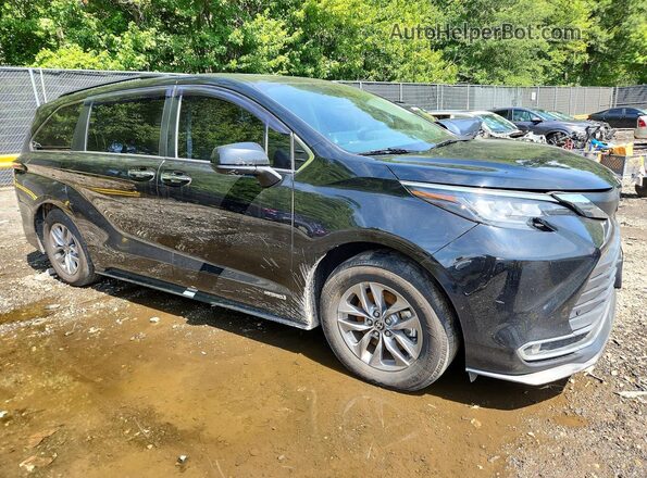 5TDJRKEC7MS027708 2021 TOYOTA SIENNA Black Front right
