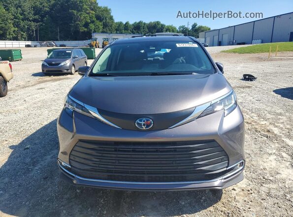 5TDJRKEC8MS046137 2021 TOYOTA SIENNA Gray წინა ხედი