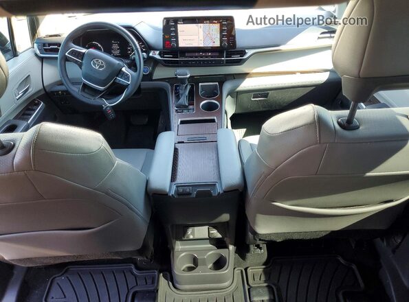 5TDJRKEC8NS084159 2022 TOYOTA SIENNA White Dashboard view