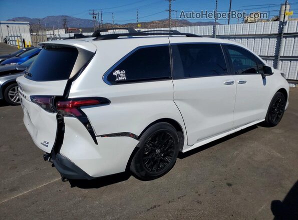 5TDJRKEC8NS084159 2022 TOYOTA SIENNA White Rear right