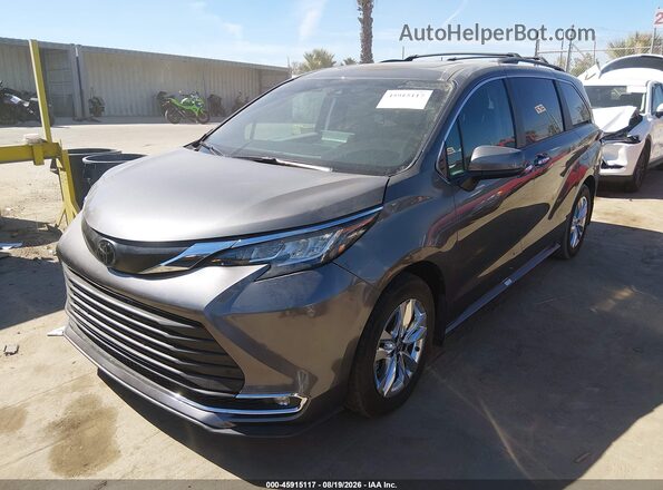 5TDJRKEC8RS186681 2024 TOYOTA SIENNA Gray Front left