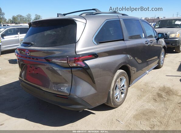 5TDJRKEC8RS186681 2024 TOYOTA SIENNA Gray Rear right