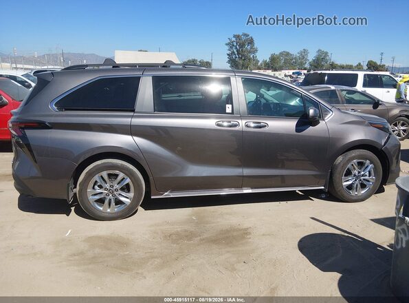5TDJRKEC8RS186681 2024 TOYOTA SIENNA Gray Rear interior view