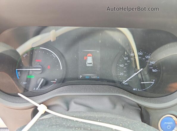 5TDJRKECXNS121583 2022 TOYOTA SIENNA White Widok zestawu wskaźników