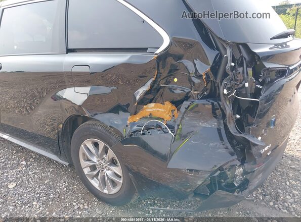 5TDJRKECXSS268823 2025 TOYOTA SIENNA Black Widok z przodu