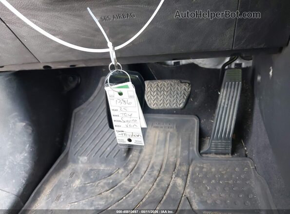 5TDJRKECXSS268823 2025 TOYOTA SIENNA Black Widok deski rozdzielczej