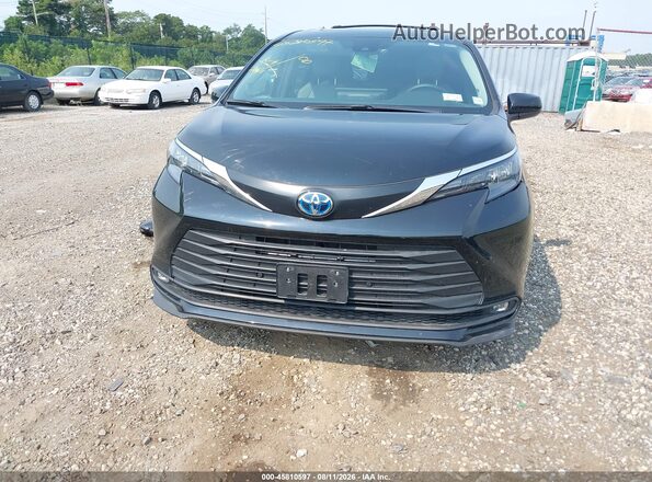 5TDJRKECXSS268823 2025 TOYOTA SIENNA Black Widok zestawu wskaźników