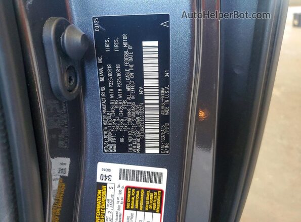 5TDJSKFC1SS183274 2025 TOYOTA SIENNA Gray 360 interior view