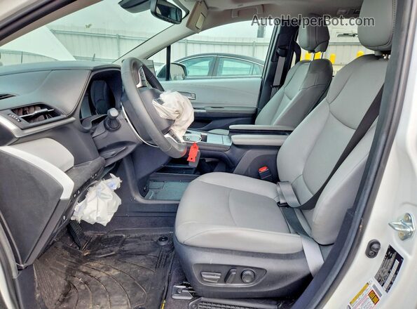 5TDJSKFC1SS190919 2025 TOYOTA SIENNA White Widok wnętrza z przodu
