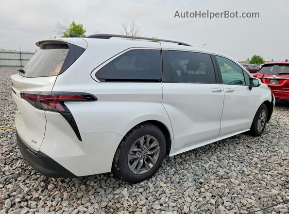 5TDJSKFC1SS190919 2025 TOYOTA SIENNA White Tył prawy
