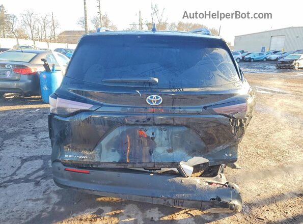 5TDJSKFC2SS216556 2025 TOYOTA SIENNA Black Հետևի տեսք