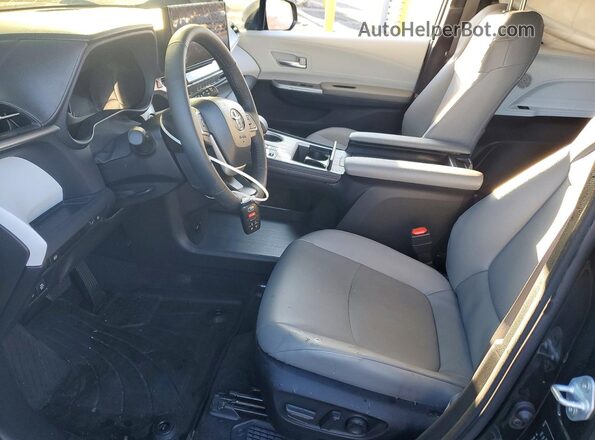 5TDJSKFC2SS216556 2025 TOYOTA SIENNA Black Սալոնի դիմացի տեսք
